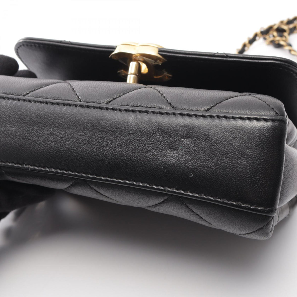 シャネル マトラッセ ミニフラップ 2WAY ショルダーバッグ ブラック系 バッグ CHANEL