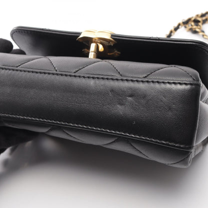 シャネル マトラッセ ミニフラップ 2WAY ショルダーバッグ ブラック系 バッグ CHANEL