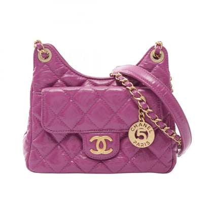 シャネル マトラッセ スモールホーボーバック ショルダーバッグ パープル系 バッグ CHANEL