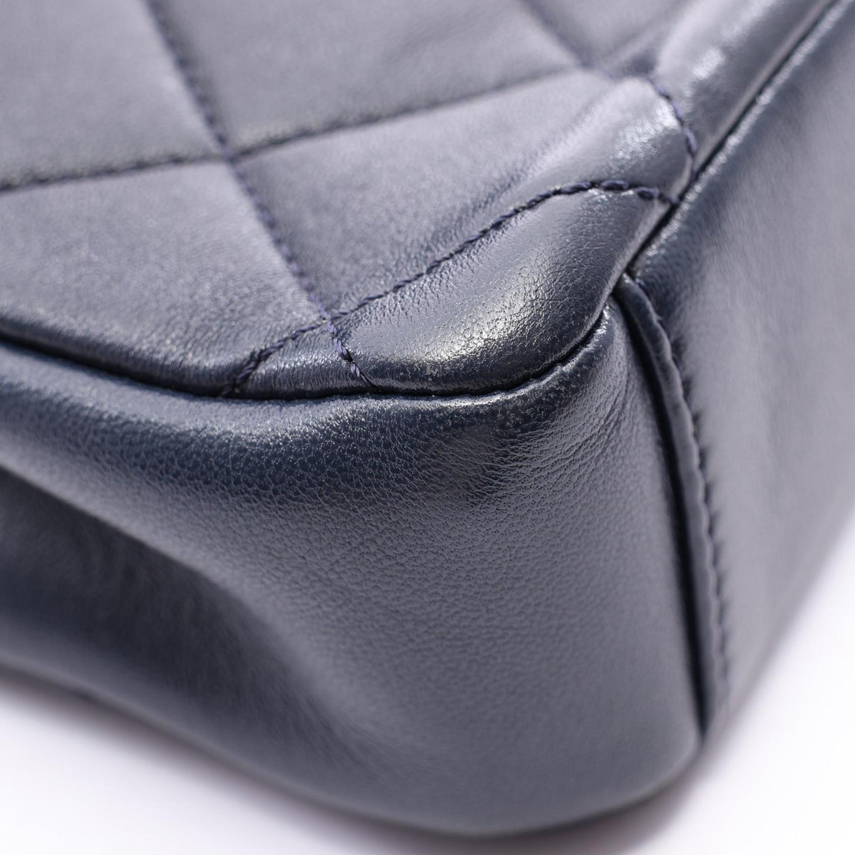 シャネル マトラッセ 2WAY ショルダーバッグ ネイビー系 バッグ CHANEL