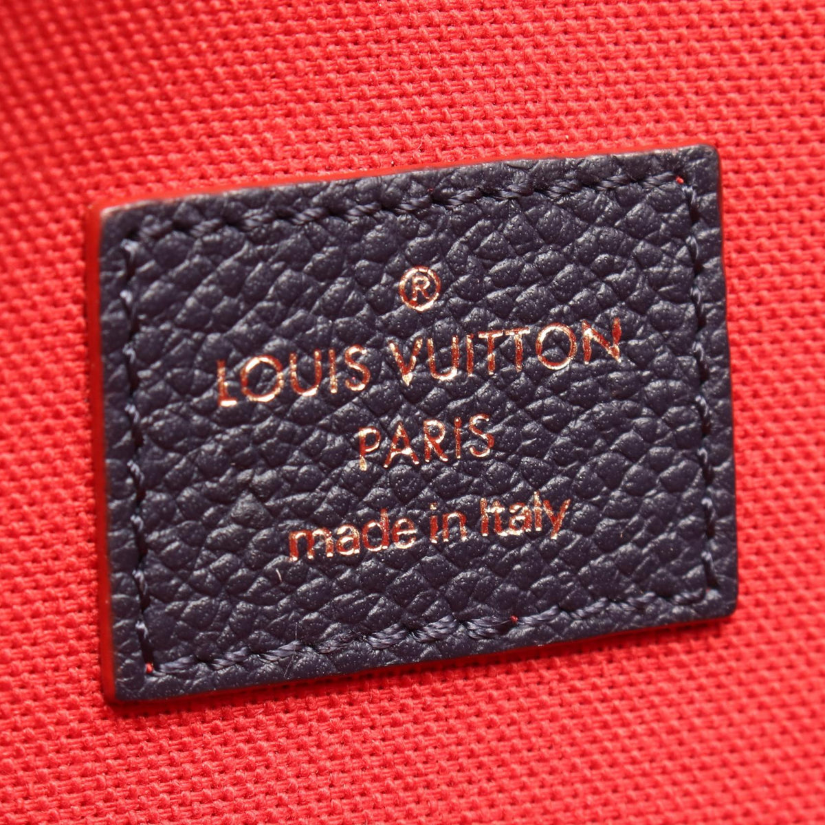 ルイ・ヴィトン ポシェット フェリシー ショルダーバッグ ネイビー系 レッド系 マリーヌルージュ バッグ LOUIS VUITTON