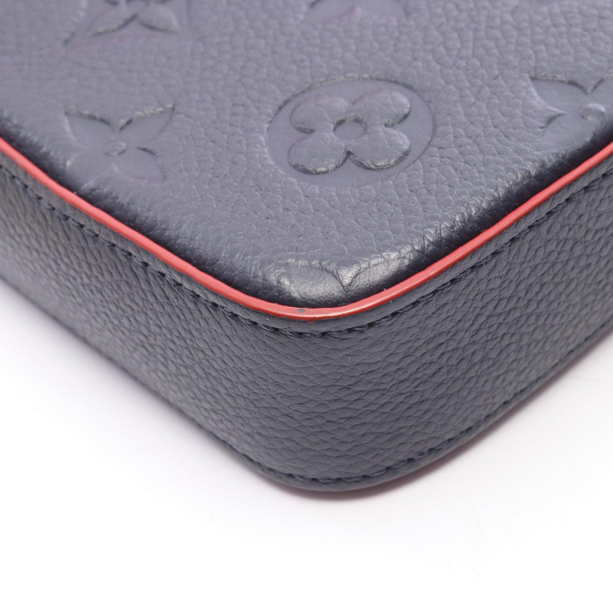 ルイ・ヴィトン ポシェット フェリシー ショルダーバッグ ネイビー系 レッド系 マリーヌルージュ バッグ LOUIS VUITTON