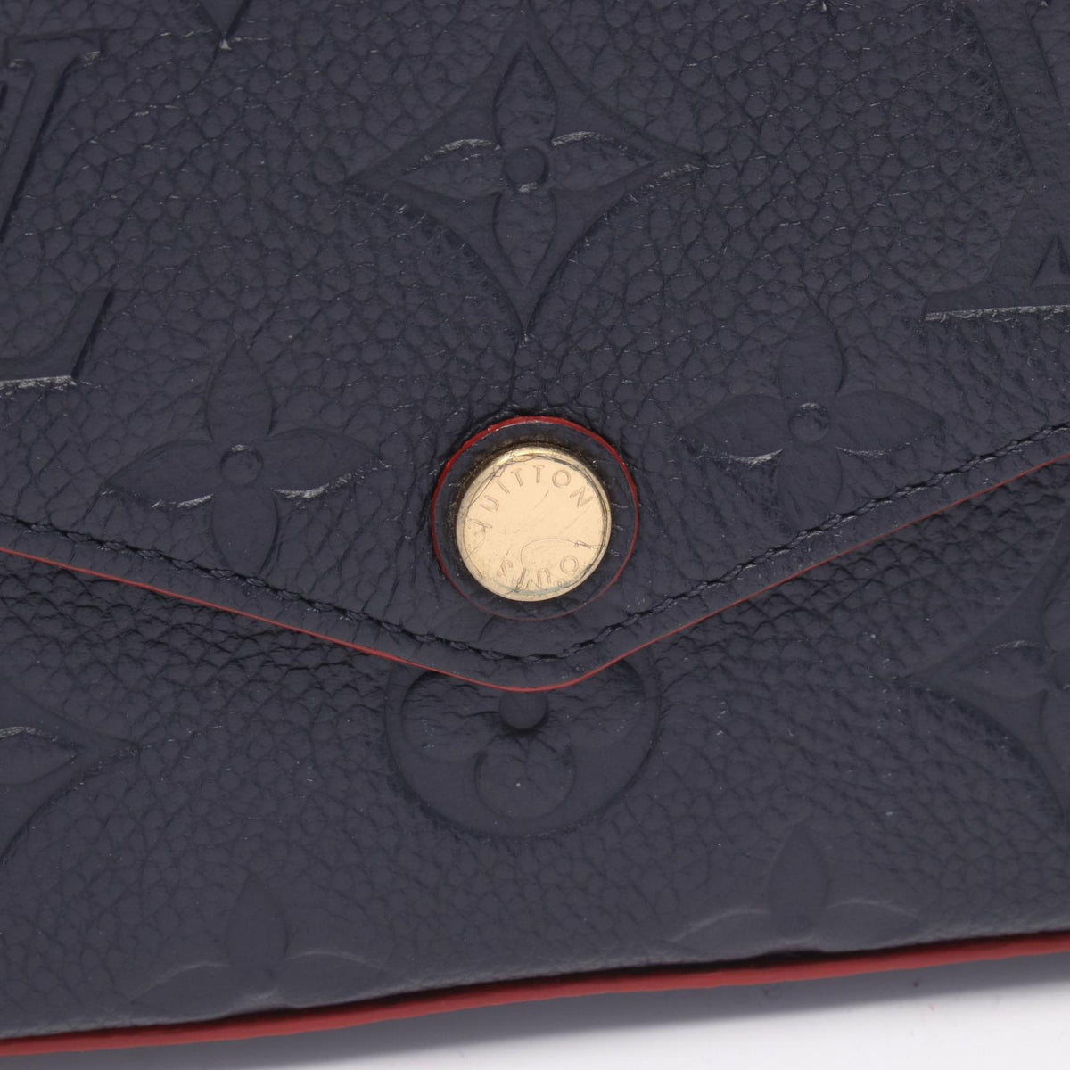 ルイ・ヴィトン ポシェット フェリシー ショルダーバッグ ネイビー系 レッド系 マリーヌルージュ バッグ LOUIS VUITTON