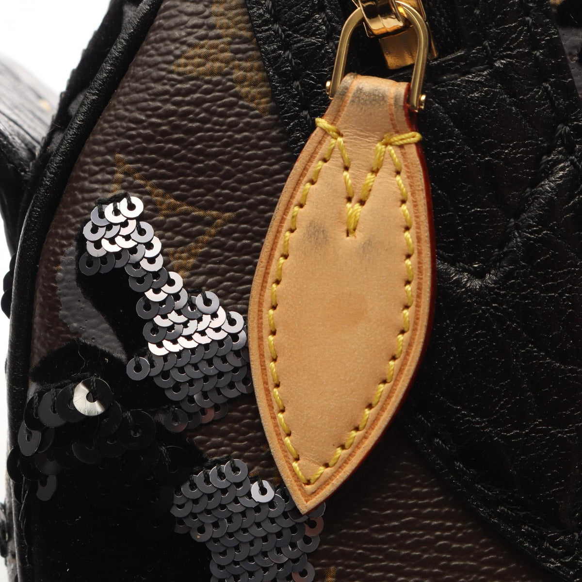 ルイ・ヴィトン フルール ドュジェ カルーゼル ハンドバッグ ブラウン系 ブラック系 グレー系 ノワール バッグ LOUIS VUITTON