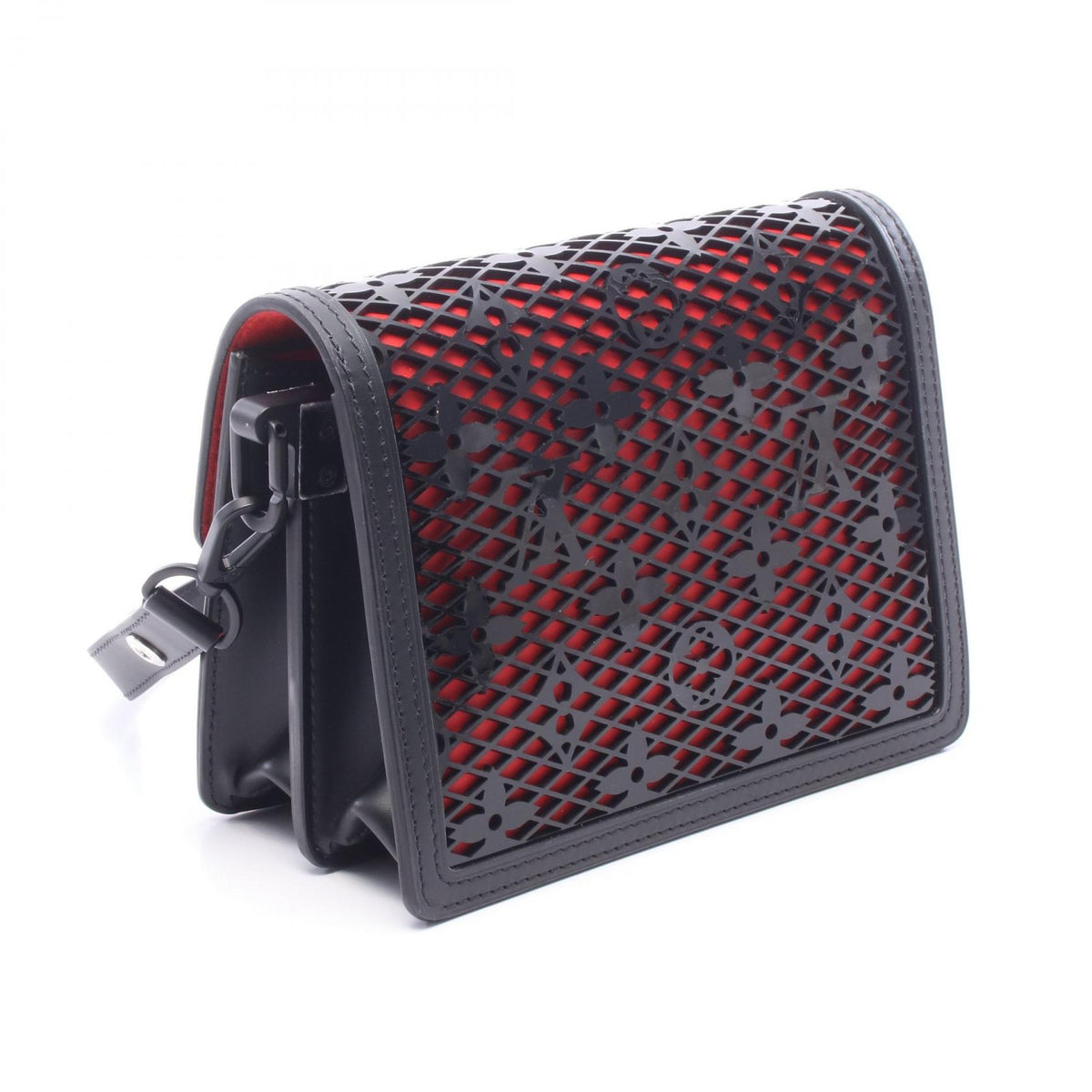 ルイ・ヴィトン ドーフィーヌ MINI ショルダーバッグ ブラック系 レッド系 レッド バッグ LOUIS VUITTON