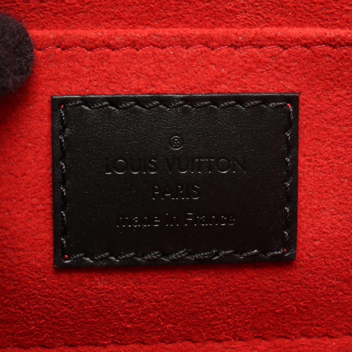 ルイ・ヴィトン ドーフィーヌ MINI ショルダーバッグ ブラック系 レッド系 レッド バッグ LOUIS VUITTON