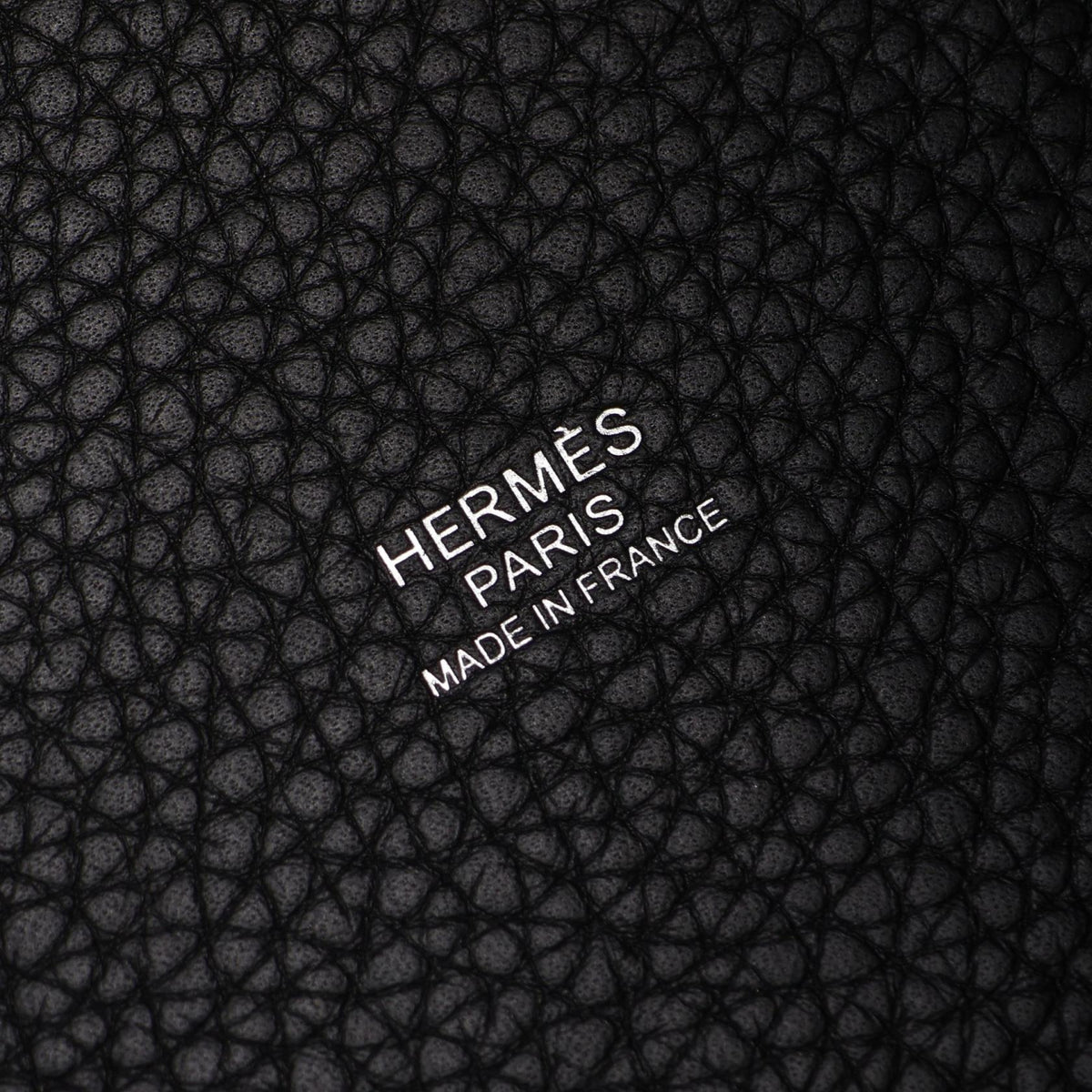 エルメス ピコタンロックMM ハンドバッグ ブラック系 トリヨンクレマンス バッグ HERMES