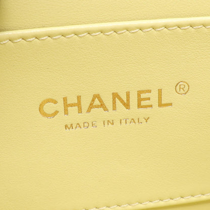 シャネル マトラッセ 2WAY ショルダーバッグ イエロー系 バッグ CHANEL