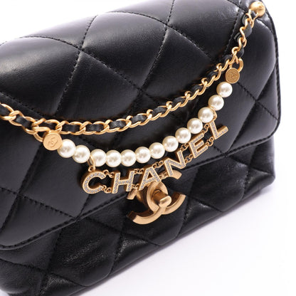 シャネル マトラッセ ミニフラップバッグ ショルダーバッグ ブラック系 バッグ CHANEL