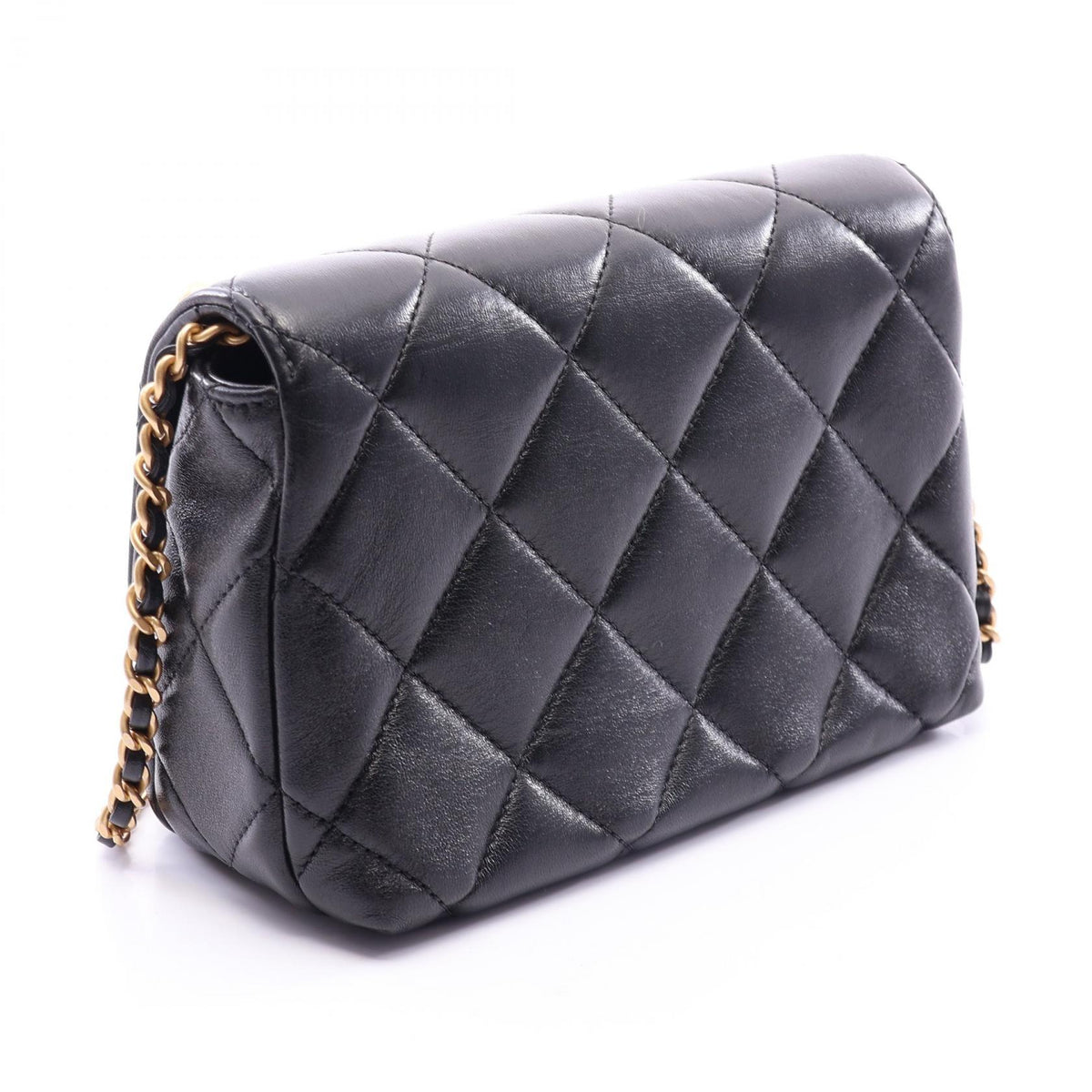 シャネル マトラッセ ミニフラップバッグ ショルダーバッグ ブラック系 バッグ CHANEL