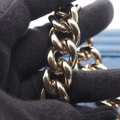 シャネル ボーイシャネル ショルダーバッグ ブルー系 バッグ CHANEL