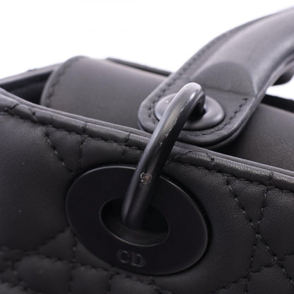 ディオール LADY DIOR MY ABCDIOR スモール カナージュ 2WAY ハンドバッグ ブラック系 バッグ DIOR