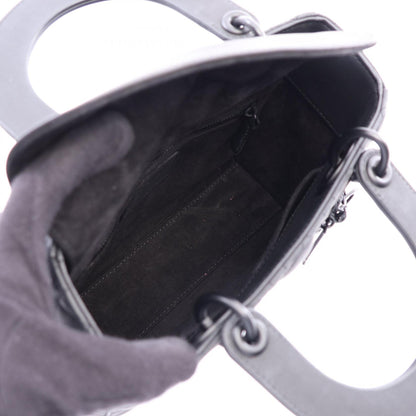 ディオール LADY DIOR MY ABCDIOR スモール カナージュ 2WAY ハンドバッグ ブラック系 バッグ DIOR