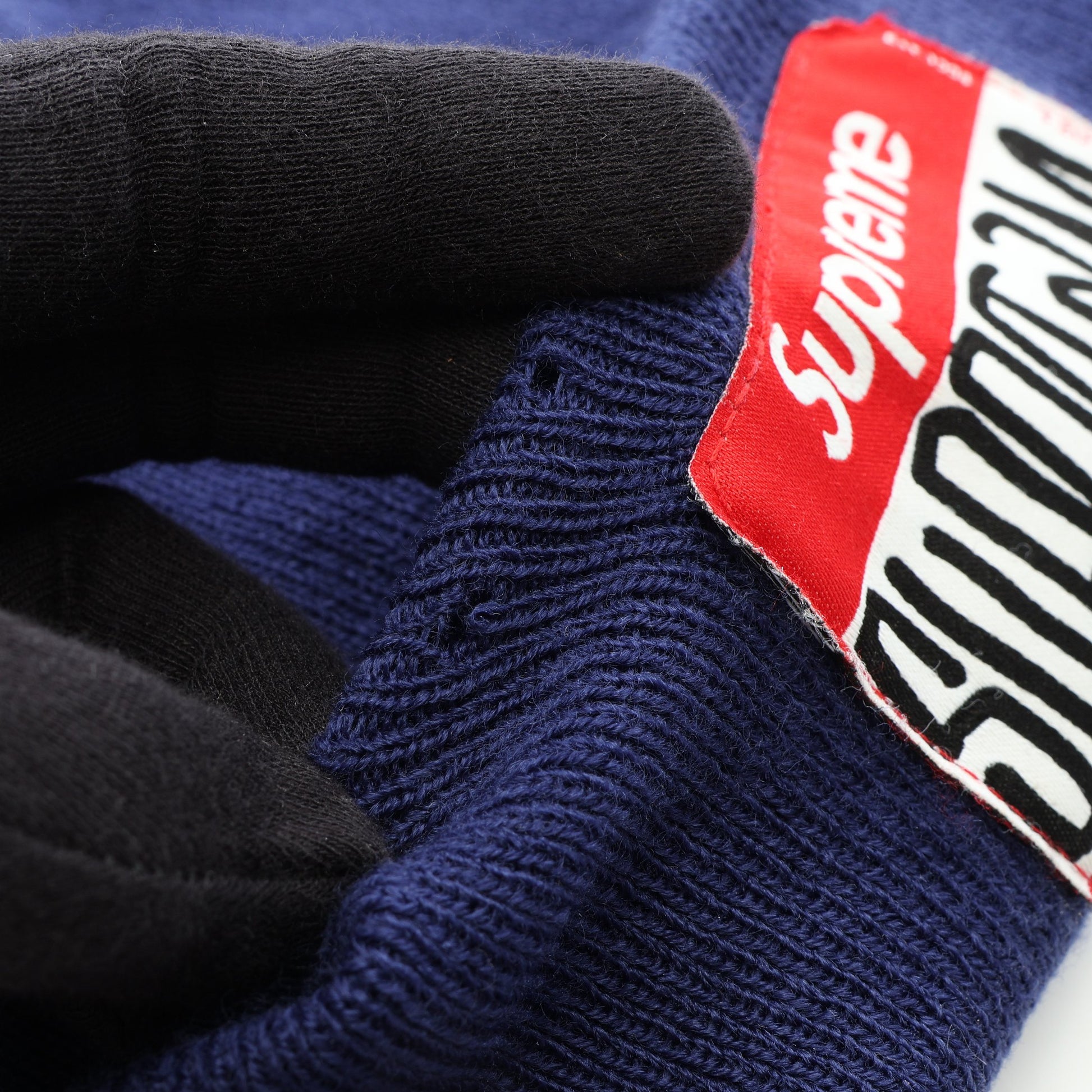 Gonz Nametag ニット帽子 ビーニー ブルー シュプリーム 財布・小物 Supreme