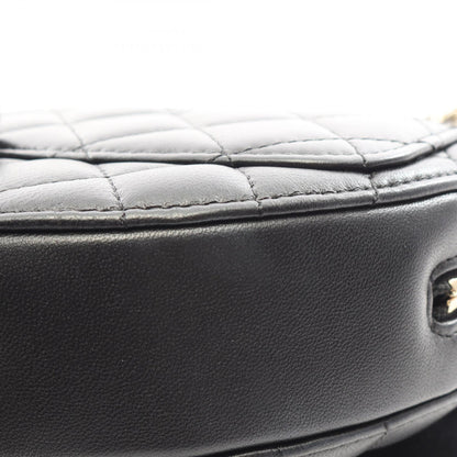 シャネル ハート チェーン クラッチ バッグ ショルダーバッグ ブラック系 バッグ CHANEL