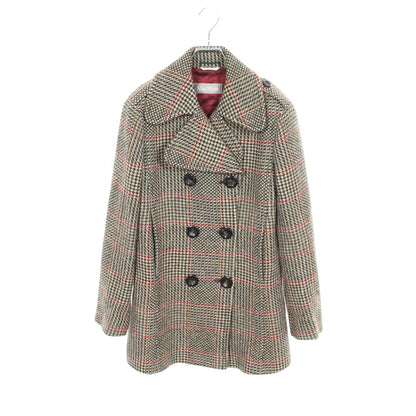 マックスマーラ 千鳥格子柄 その他コート ブラック系 ベージュ系 マルチカラー アウター MAX MARA