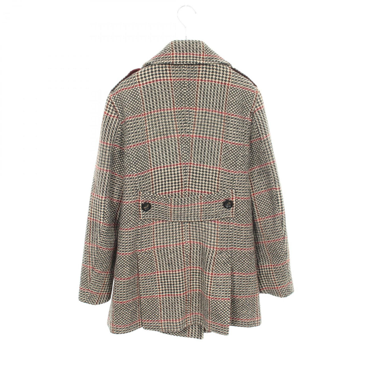 マックスマーラ 千鳥格子柄 その他コート ブラック系 ベージュ系 マルチカラー アウター MAX MARA