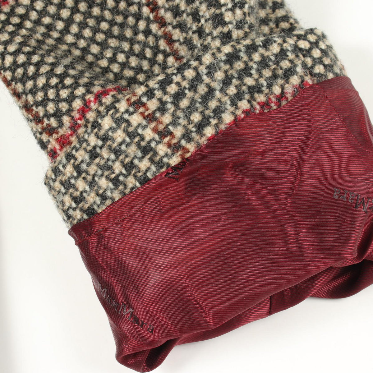 マックスマーラ 千鳥格子柄 その他コート ブラック系 ベージュ系 マルチカラー アウター MAX MARA