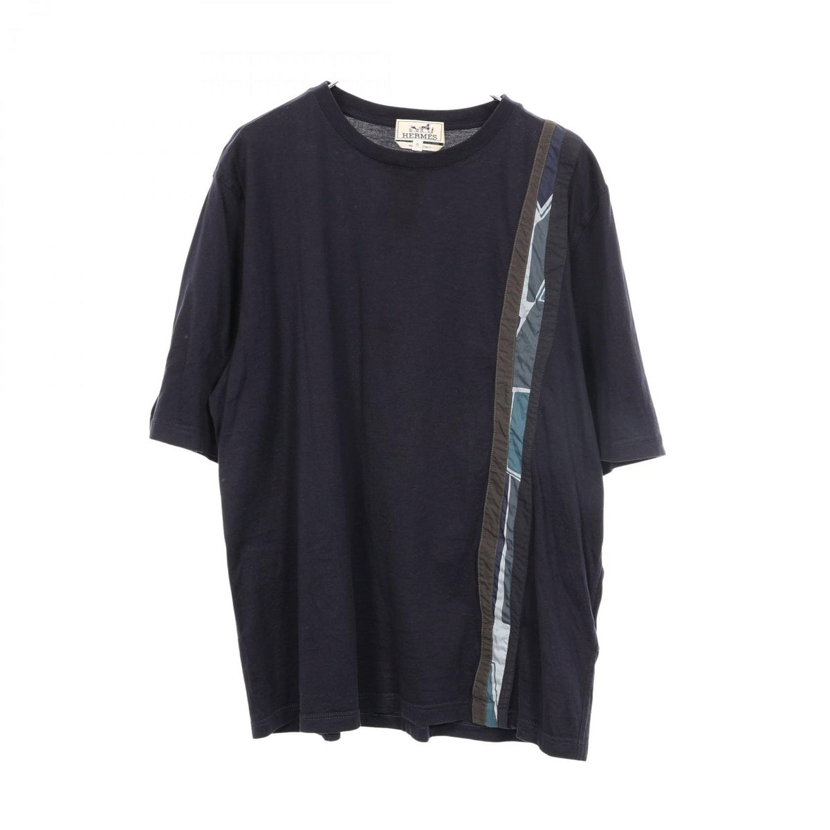 エルメス オンド コロレ 半袖Tシャツ ネイビー系 トップス HERMES