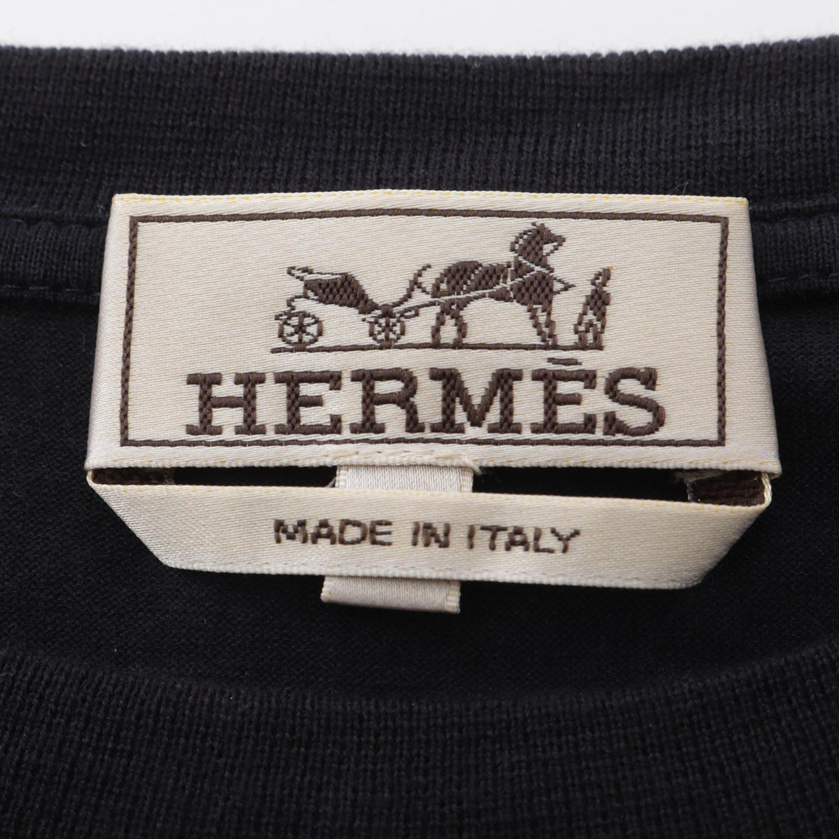 エルメス オンド コロレ 半袖Tシャツ ネイビー系 トップス HERMES