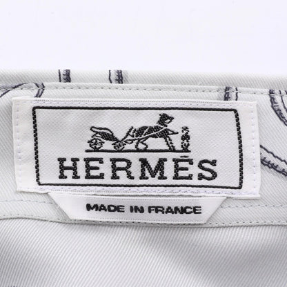エルメス L'Instruction du Roy その他トップス グレー系 シルク トップス HERMES