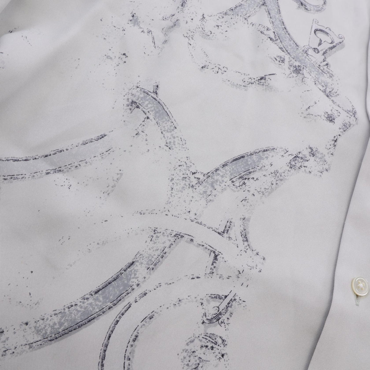 エルメス L'Instruction du Roy その他トップス グレー系 シルク トップス HERMES