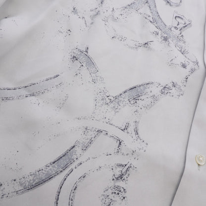 エルメス L'Instruction du Roy その他トップス グレー系 シルク トップス HERMES