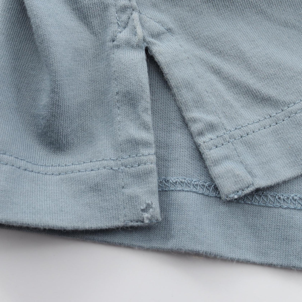 エルメス Piqures Sellier 半袖Tシャツ ブルー系 トップス HERMES