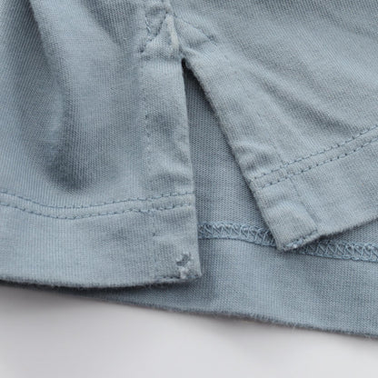 エルメス Piqures Sellier 半袖Tシャツ ブルー系 トップス HERMES