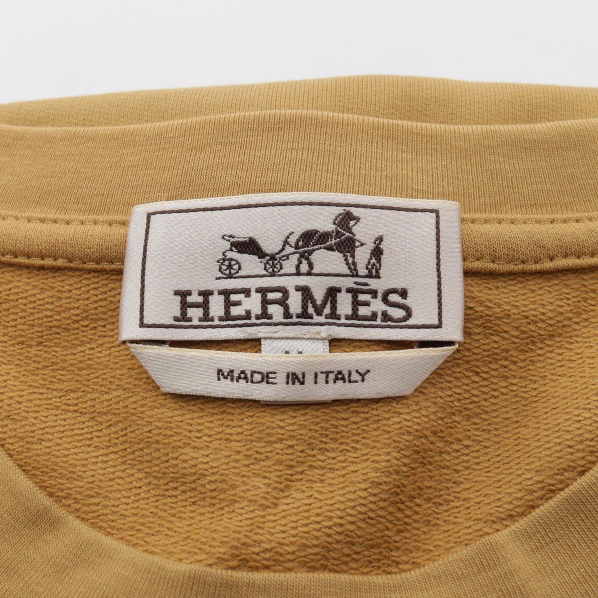 エルメス Cheval Masque 半袖Tシャツ ブラウン系 トップス HERMES