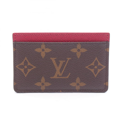 ルイ・ヴィトン ポルト カルト サーンプル カードケース ブラウン系 ピンク系 フューシャ 財布・小物 LOUIS VUITTON