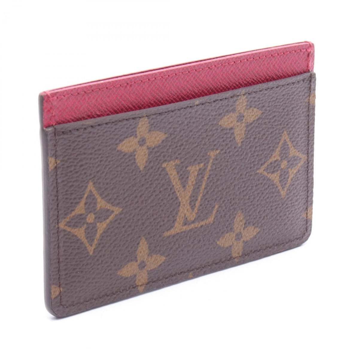 ルイ・ヴィトン ポルト カルト サーンプル カードケース ブラウン系 ピンク系 フューシャ 財布・小物 LOUIS VUITTON