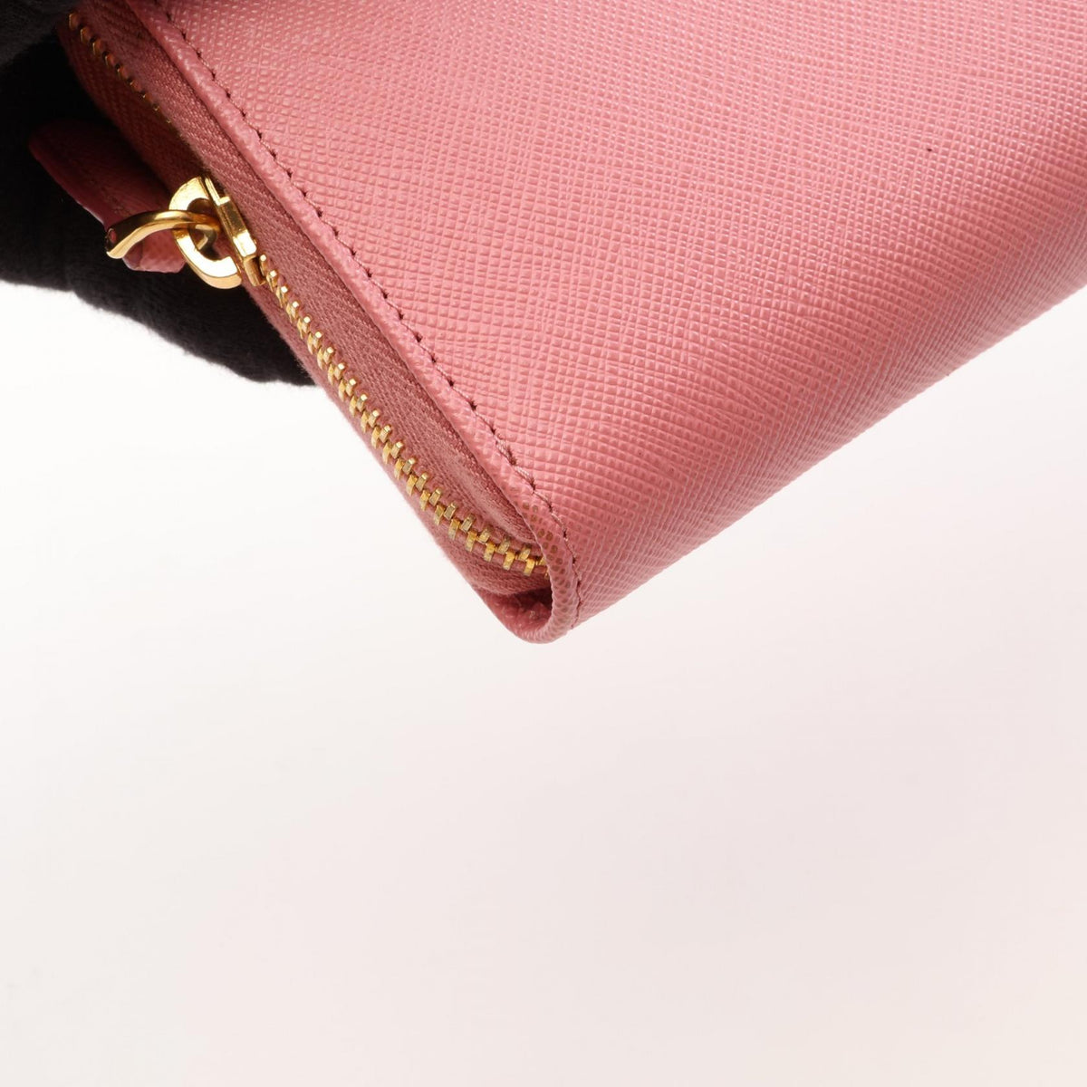 プラダ リボン ラウンド長財布 ピンク系 財布・小物 PRADA