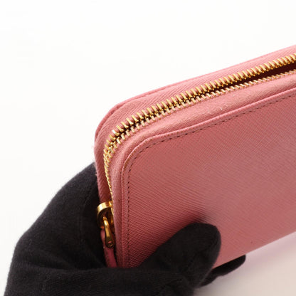 プラダ リボン ラウンド長財布 ピンク系 財布・小物 PRADA