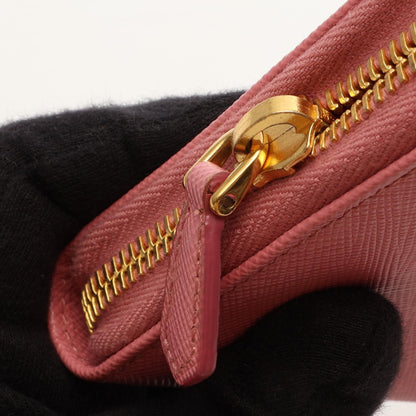 プラダ リボン ラウンド長財布 ピンク系 財布・小物 PRADA