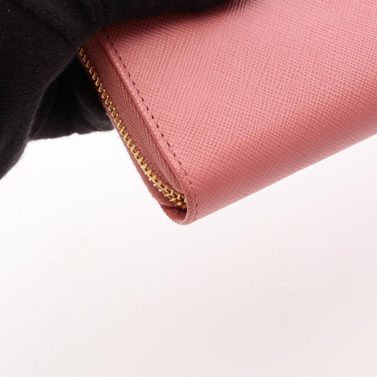 プラダ リボン ラウンド長財布 ピンク系 財布・小物 PRADA