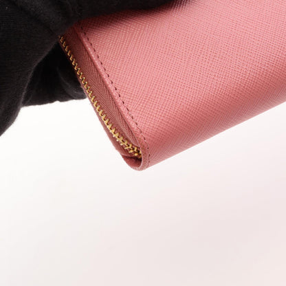 プラダ リボン ラウンド長財布 ピンク系 財布・小物 PRADA