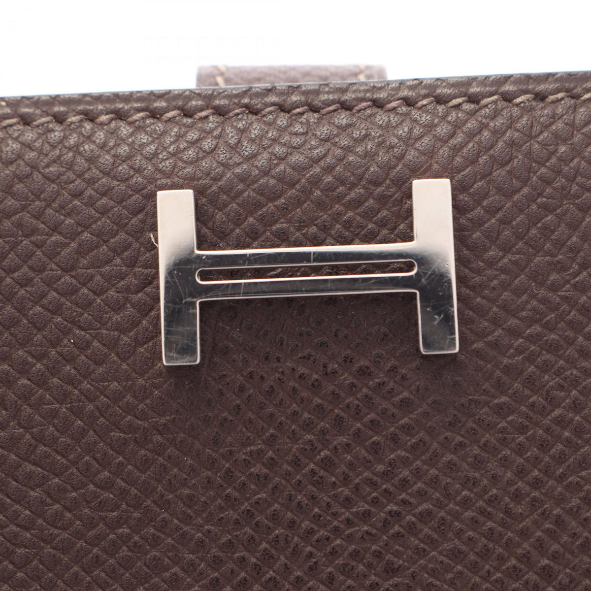 エルメス ベアンクラシック ショコラ 二つ折り長財布 ブラウン系 ヴォーエプソン 財布・小物 HERMES