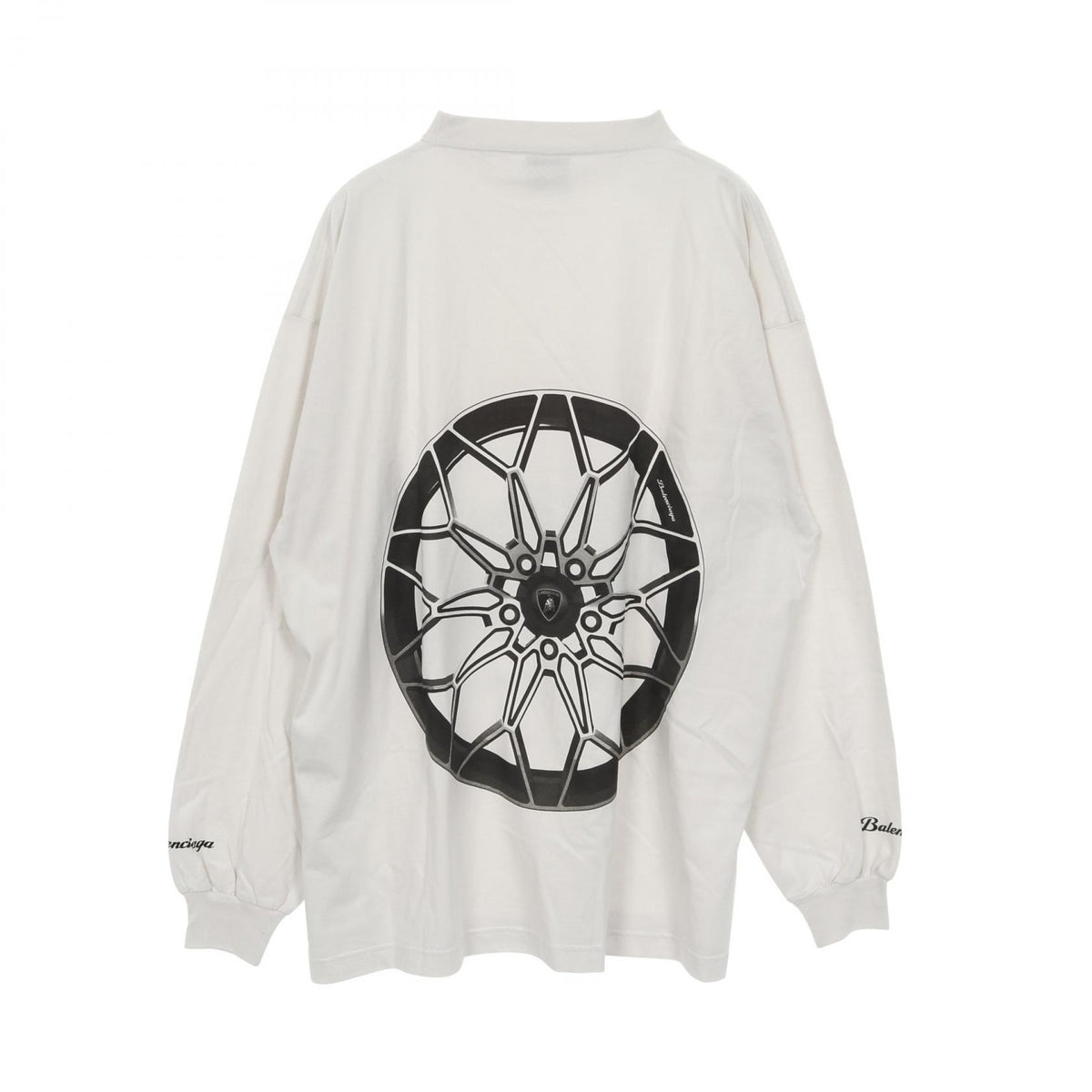 バレンシアガ BALENCIAGA × Automobili Lamborghini カットソー グレー系 オレンジ系 ブラック系 トップス BALENCIAGA