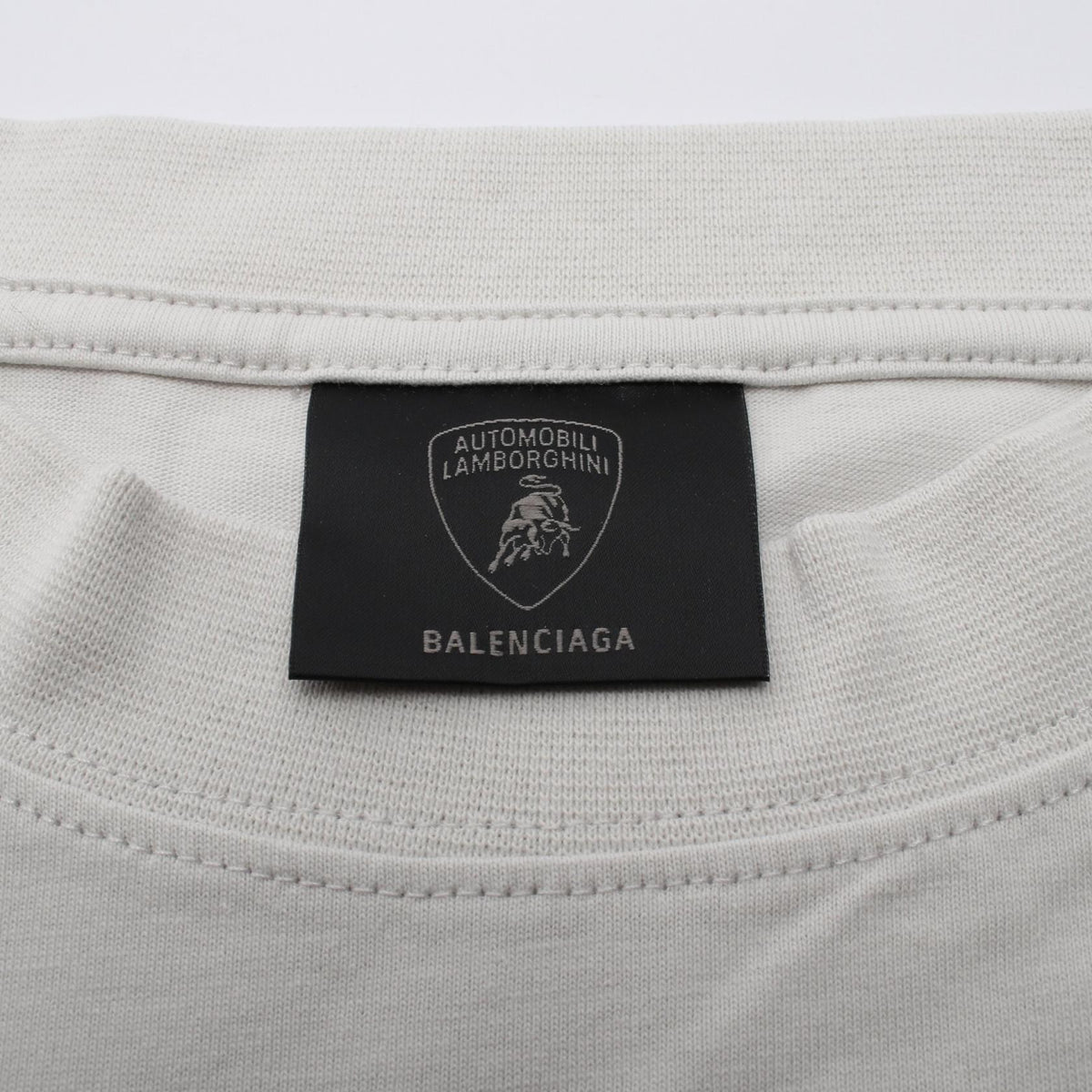 バレンシアガ BALENCIAGA × Automobili Lamborghini カットソー グレー系 オレンジ系 ブラック系 トップス BALENCIAGA
