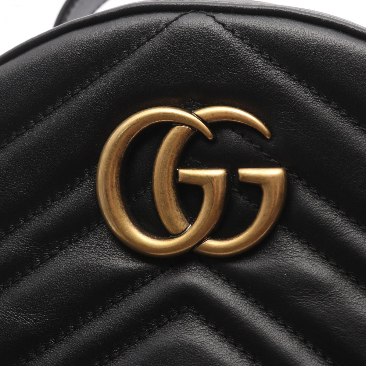 グッチ GGマーモント リュックサック バックパック ブラック系