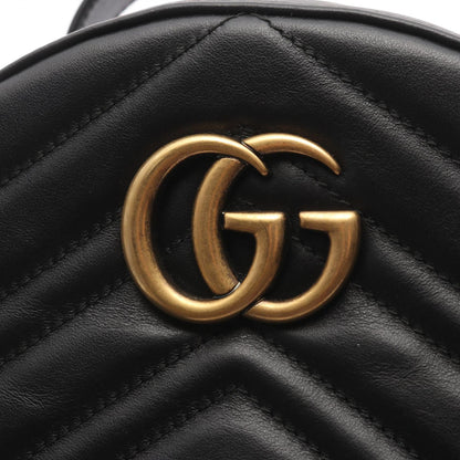 グッチ GGマーモント リュックサック バックパック ブラック系
