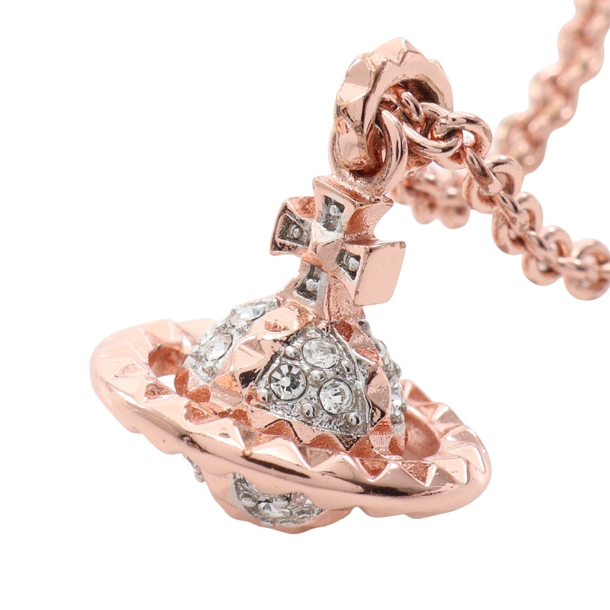 KIKA ORB ネックレス GP ラインストーン ピンクゴールド ヴィヴィアンウエストウッド アクセサリー Vivienne Westwood