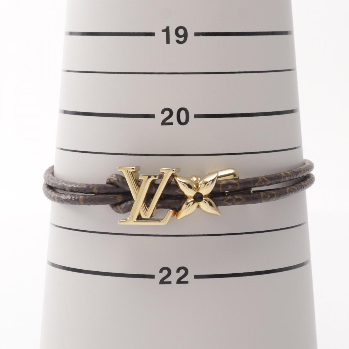 ルイ・ヴィトン LV ブルーム モノグラム ブレスレット ブラウン系 ゴールド系 アクセサリー LOUIS VUITTON