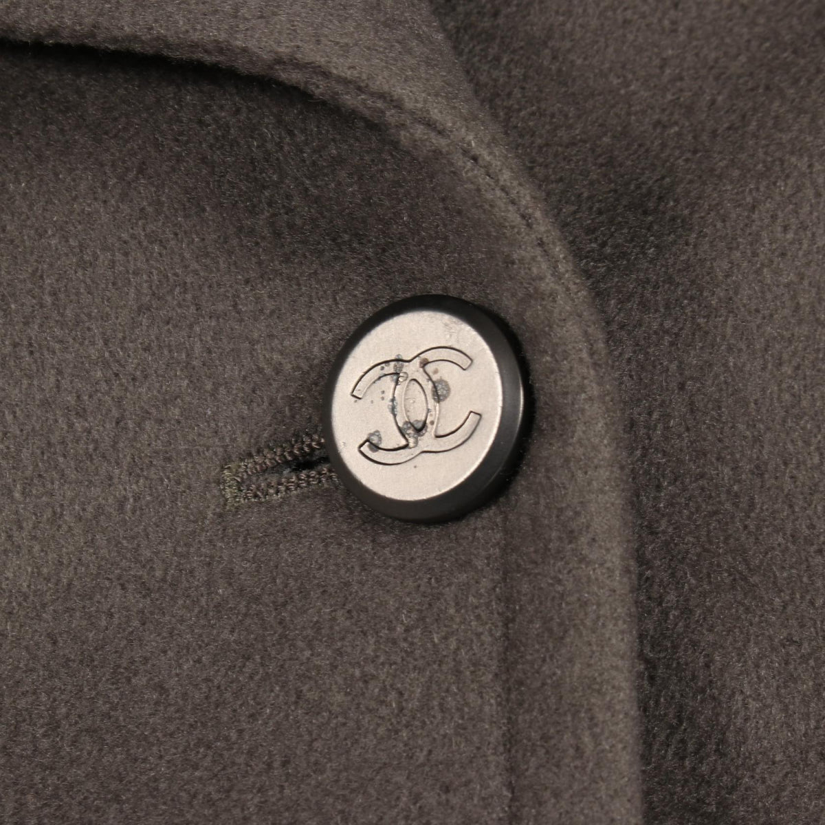 シャネル ココマークボタン その他コート グリーン系 アウター CHANEL