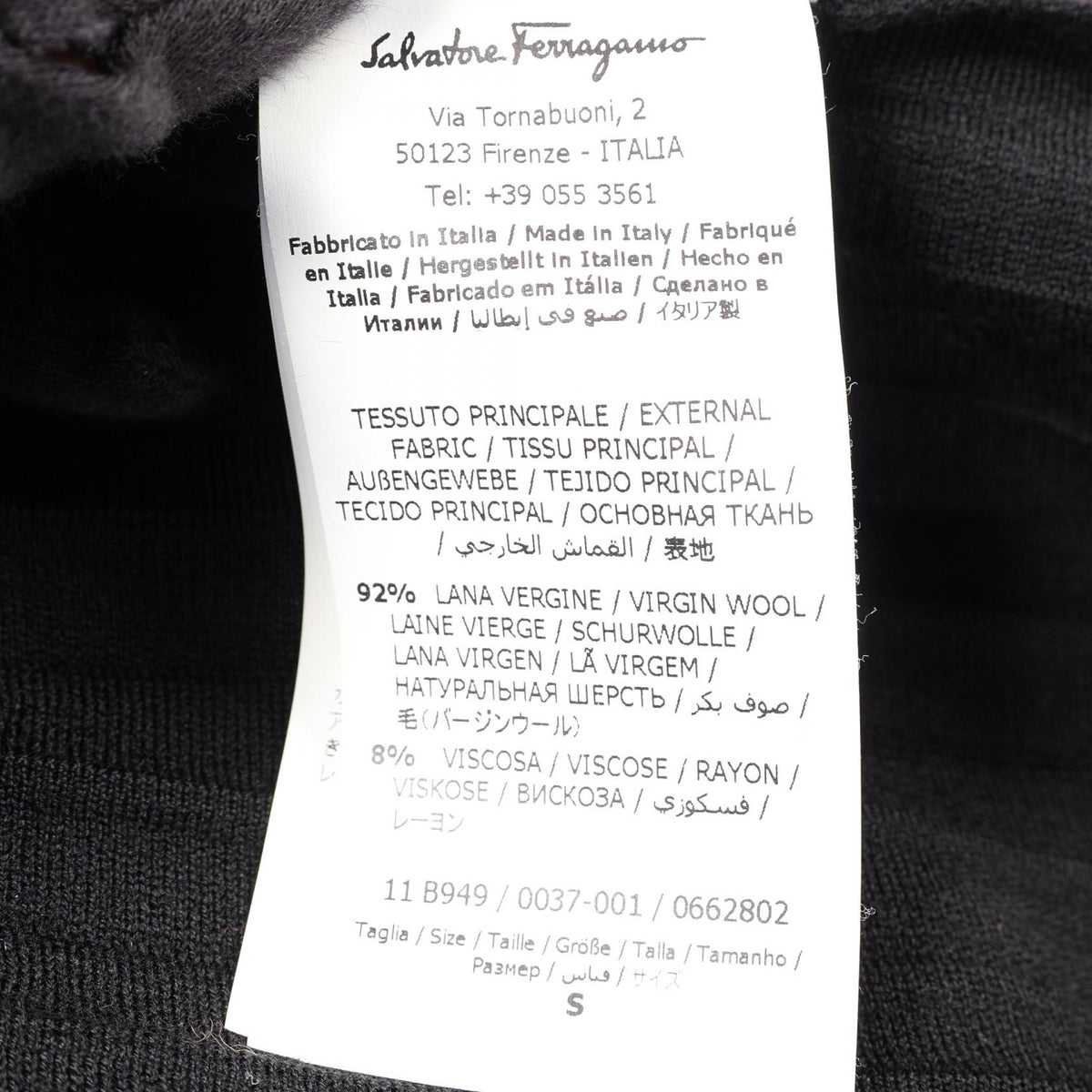 サルヴァトーレフェラガモ プリーツ ニット スカート ブラック系 ボトムス SALVATORE FERRAGAMO