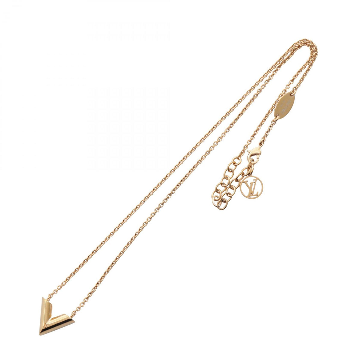 ルイ・ヴィトン エセンシャルV ネックレス ゴールド系 アクセサリー LOUIS VUITTON