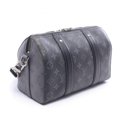 ルイ・ヴィトン シティ キーポル ショルダーバッグ ブラック系 グレー系 グレー バッグ LOUIS VUITTON