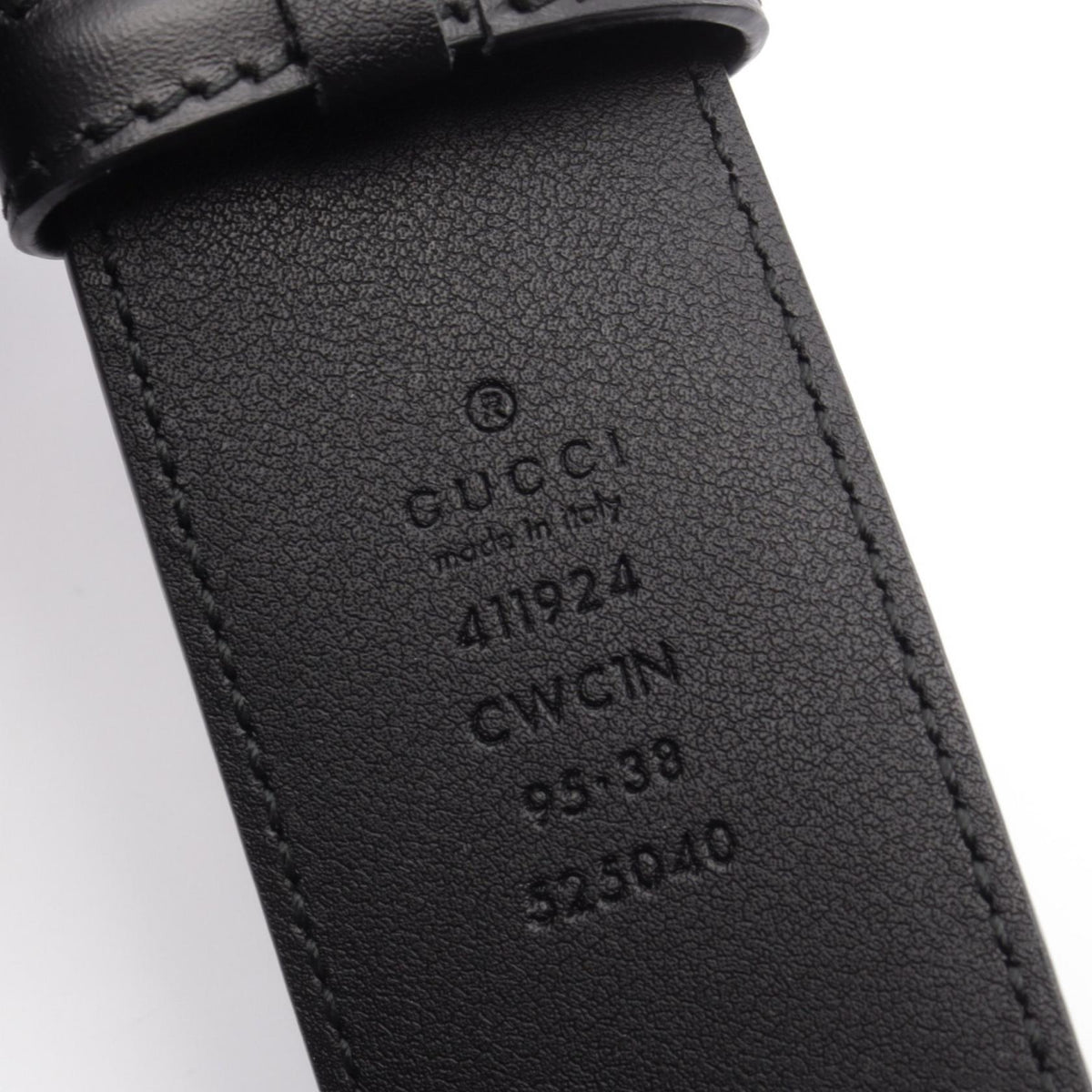 グッチ インターロッキングG グッチシマ シルバー金具 ベルト ブラック系 財布・小物 GUCCI