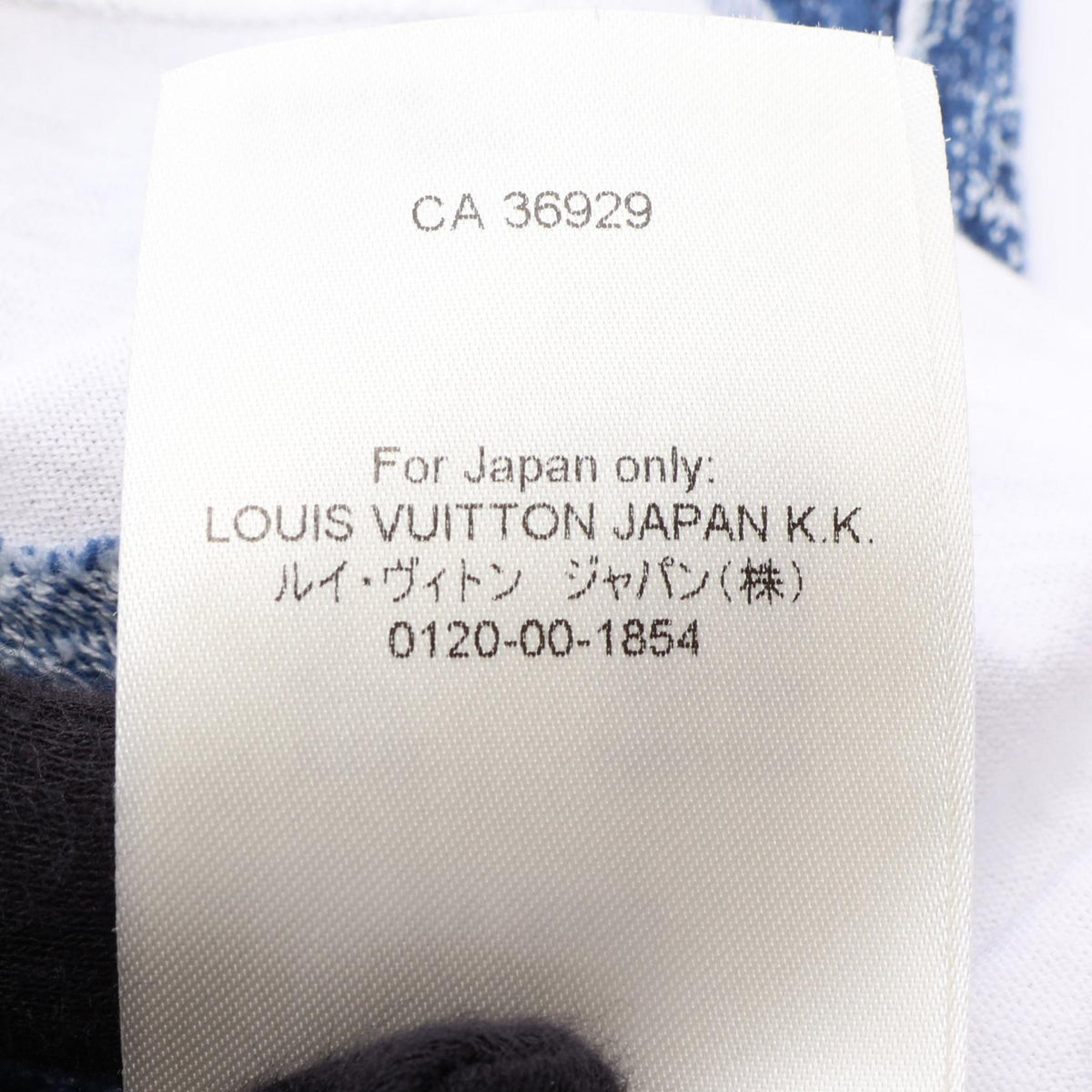ルイ・ヴィトン グラフィックモノグラム クルーネック 半袖Tシャツ ブルー系 トップス LOUIS VUITTON